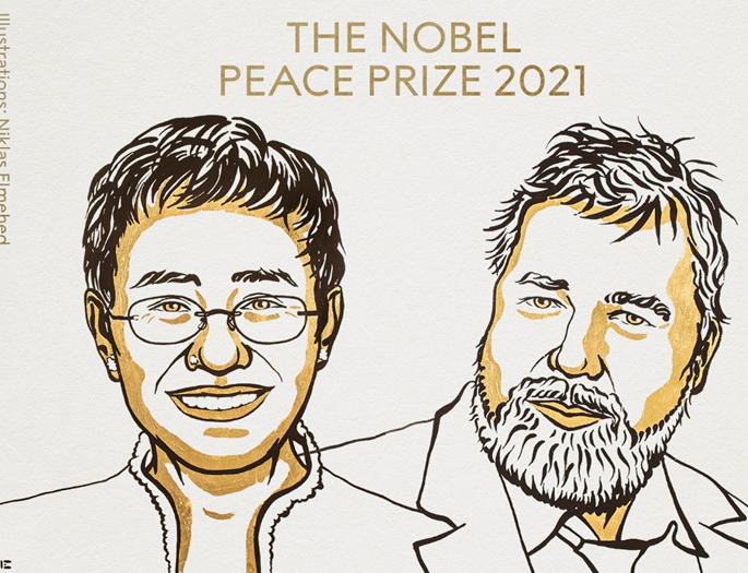 Dziennikarze laureatami Pokojowej Nagrody Nobla