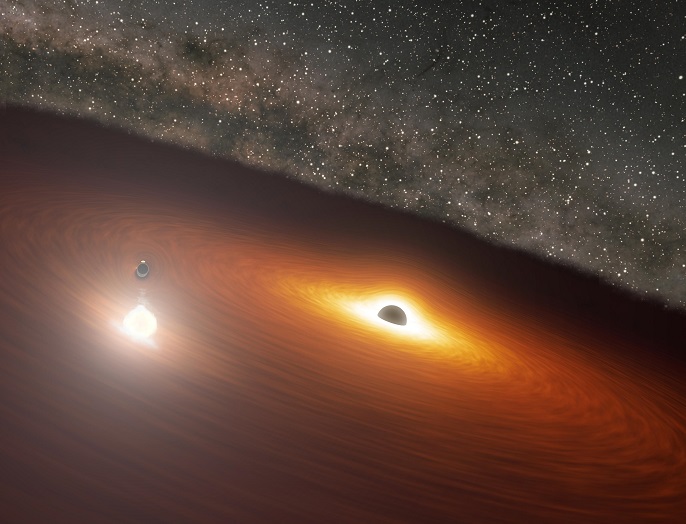 Para czarnych dziur w centrum galaktyki zdemaskowana