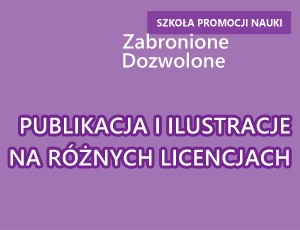 Publikacja i ilustracje na różnych licencjach